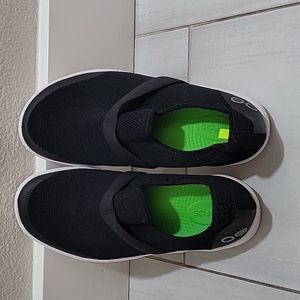 OOFOS BLACK SLIDE ONS WOMEN 11 EU42